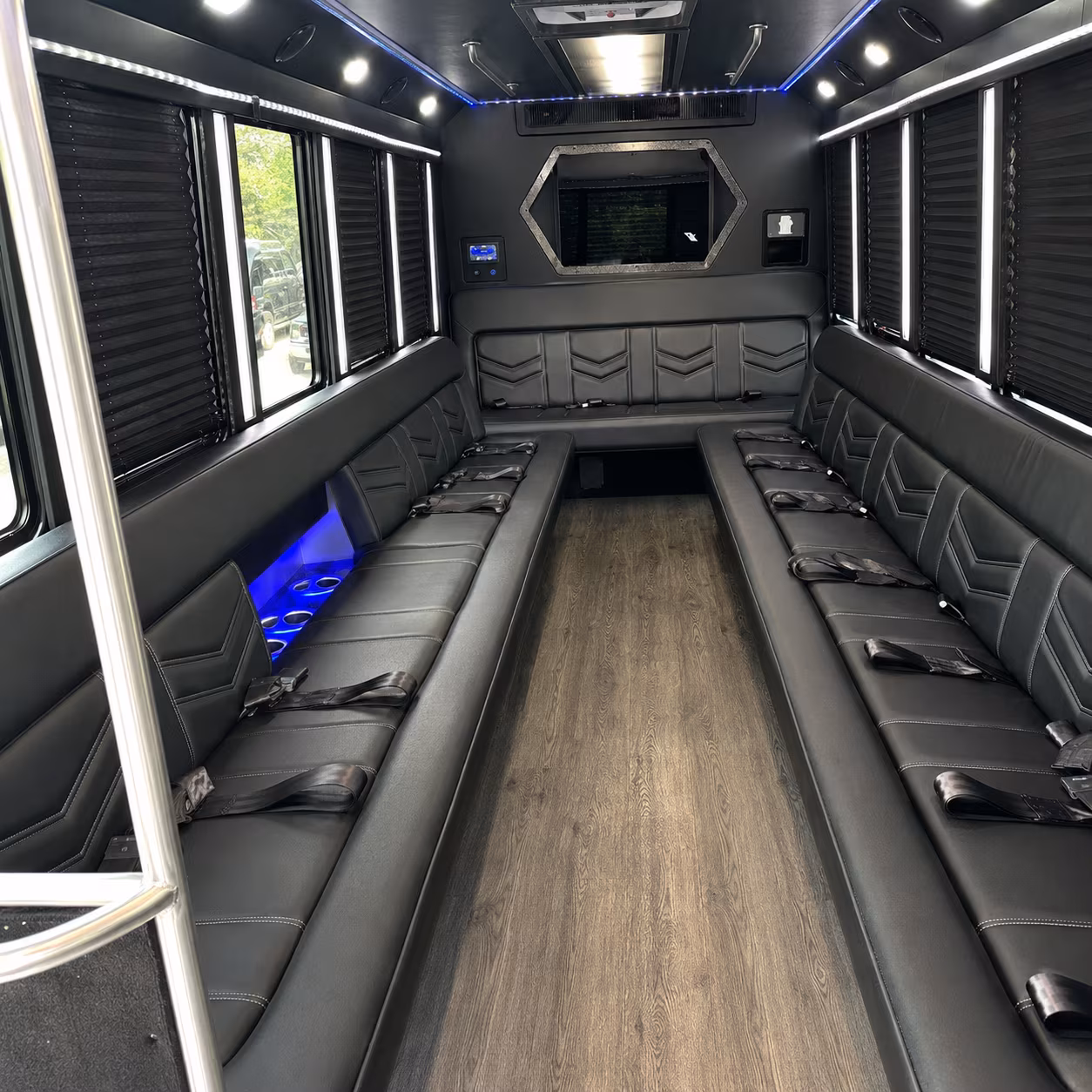 bus rentals for livonia bachelor and bachelorette groups heading to ann arbor