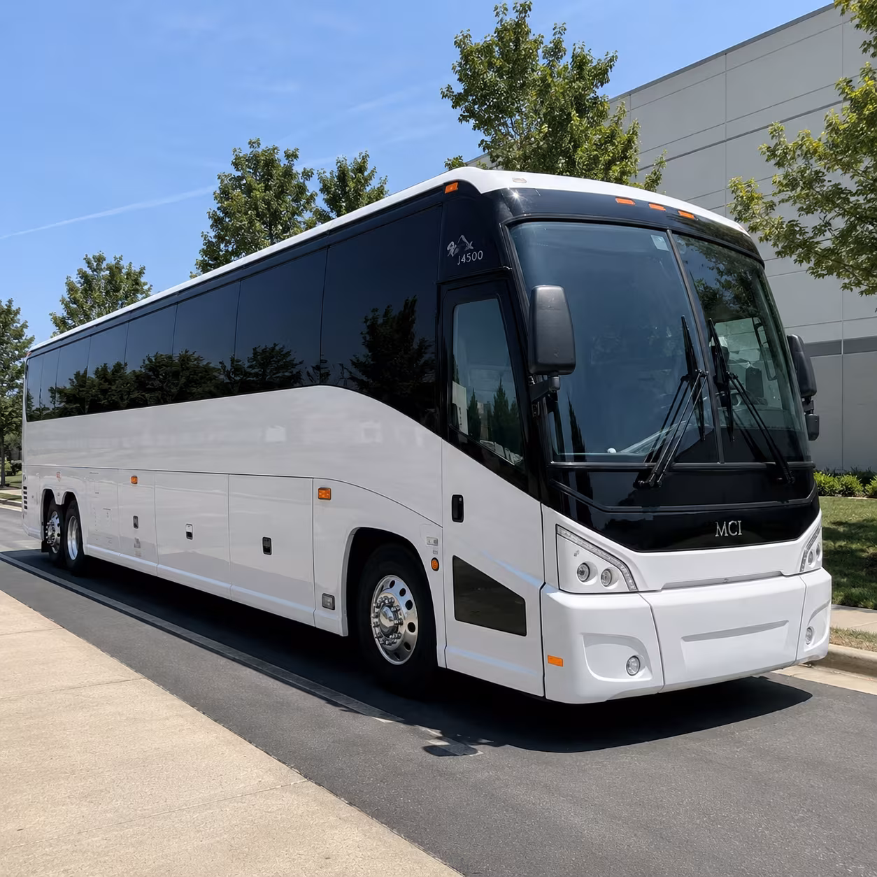 charter buses for trade show attendees at the vibe credit union showplace