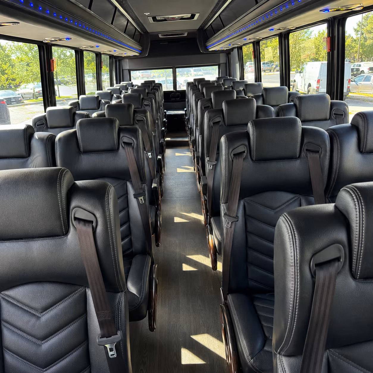 livonia 25 passenger minibus inside