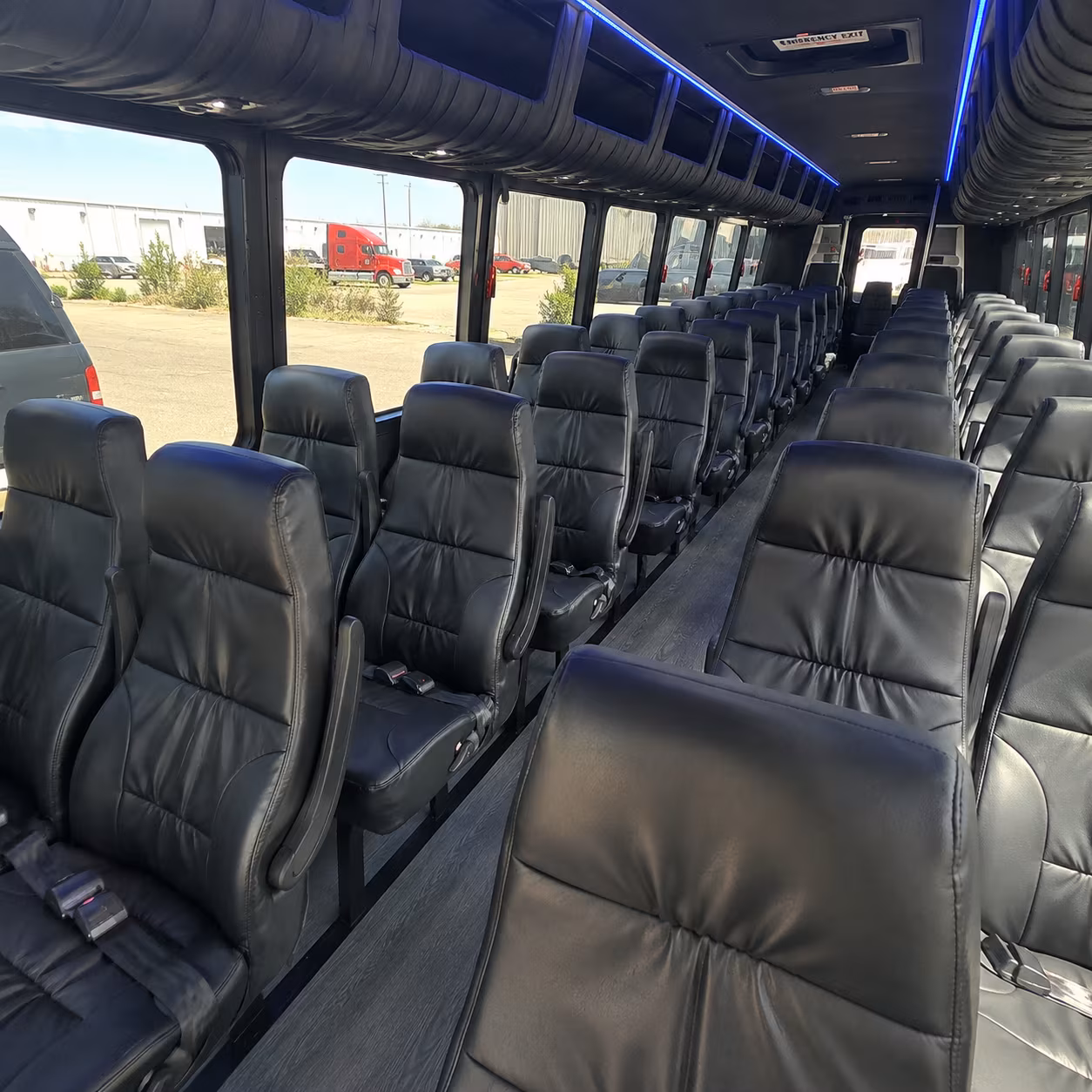 livonia 30 passenger minibus inside