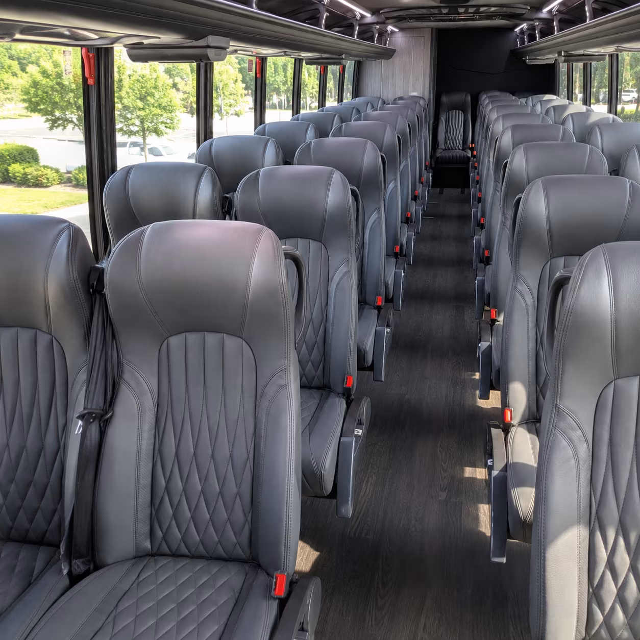livonia 35 passenger minibus interior