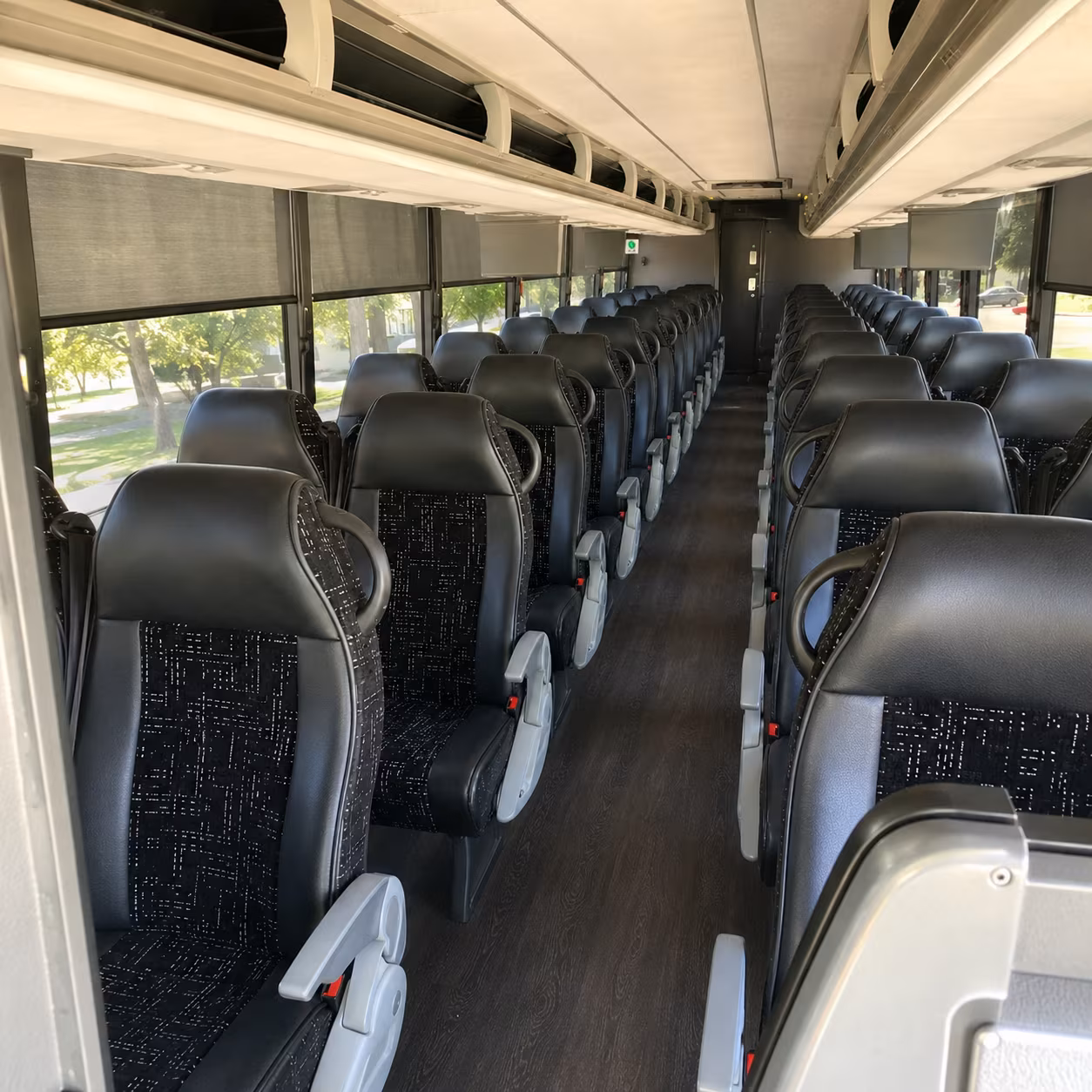 livonia charter bus inside
