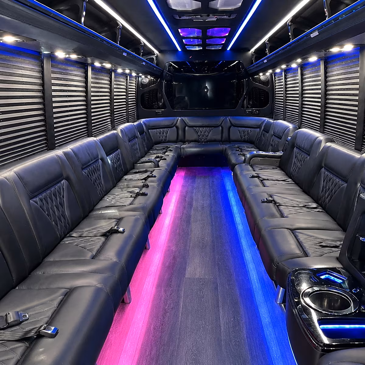 livonia party bus interior