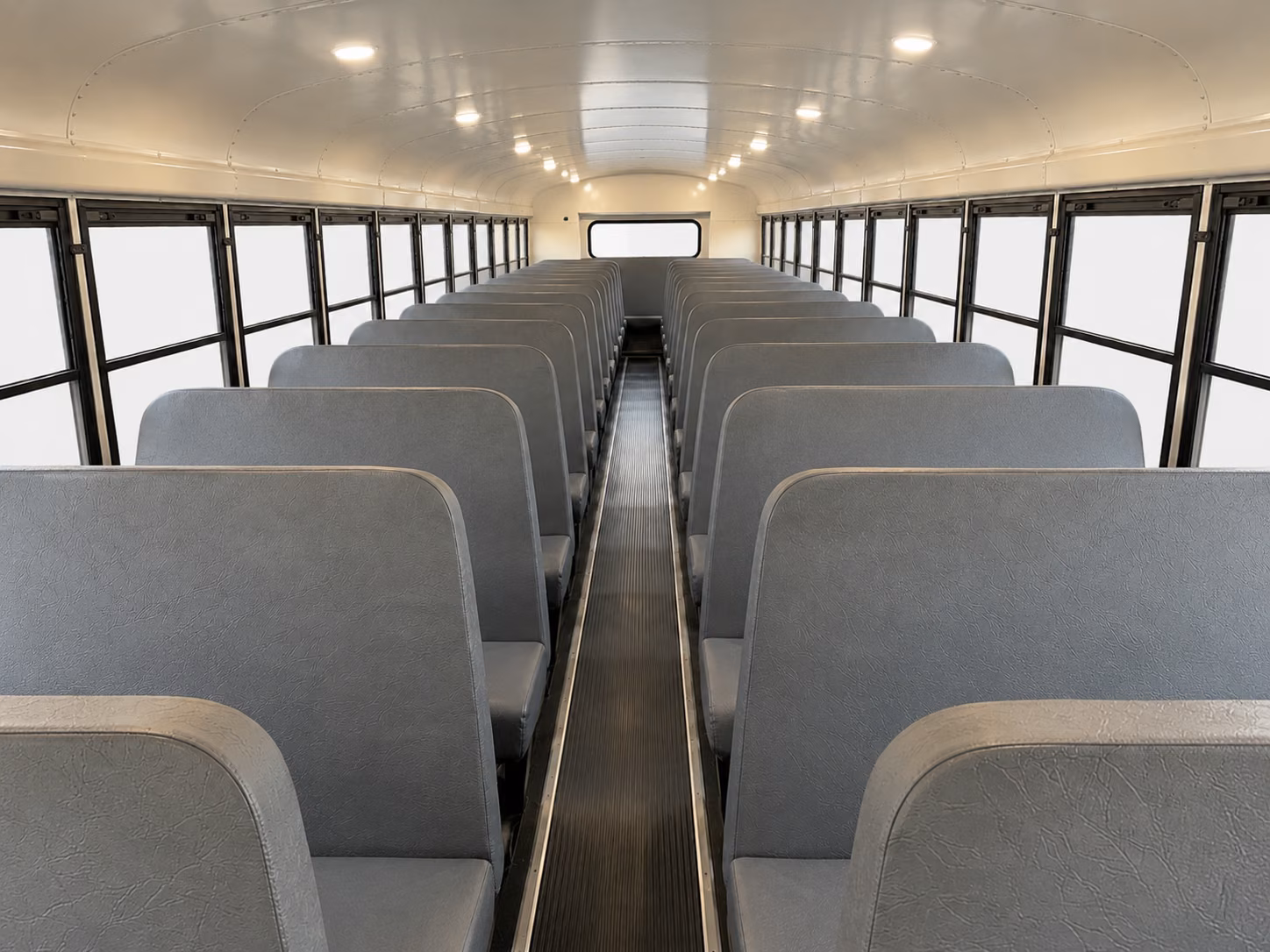 livonia school bus inside