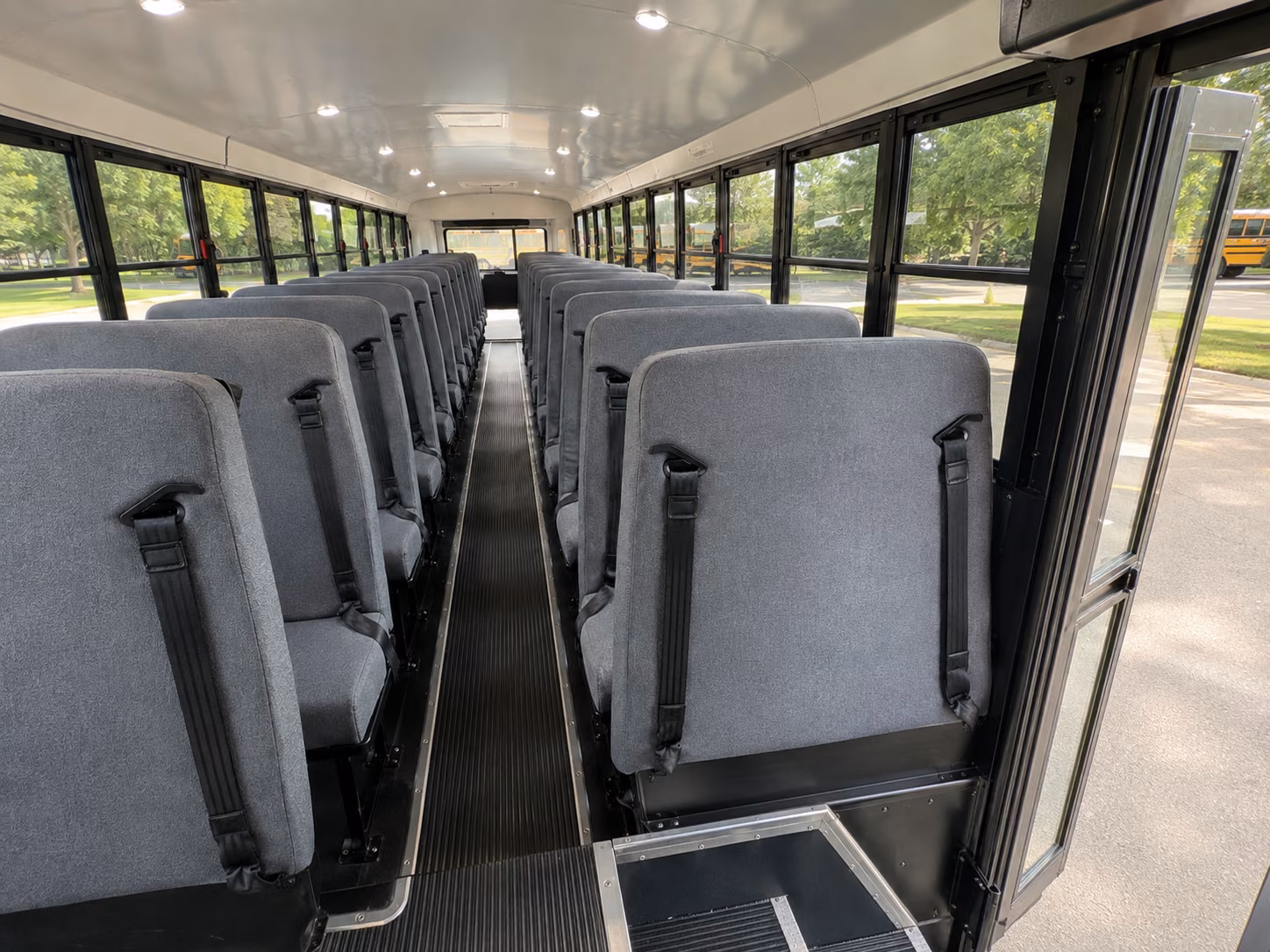 livonia school bus interior